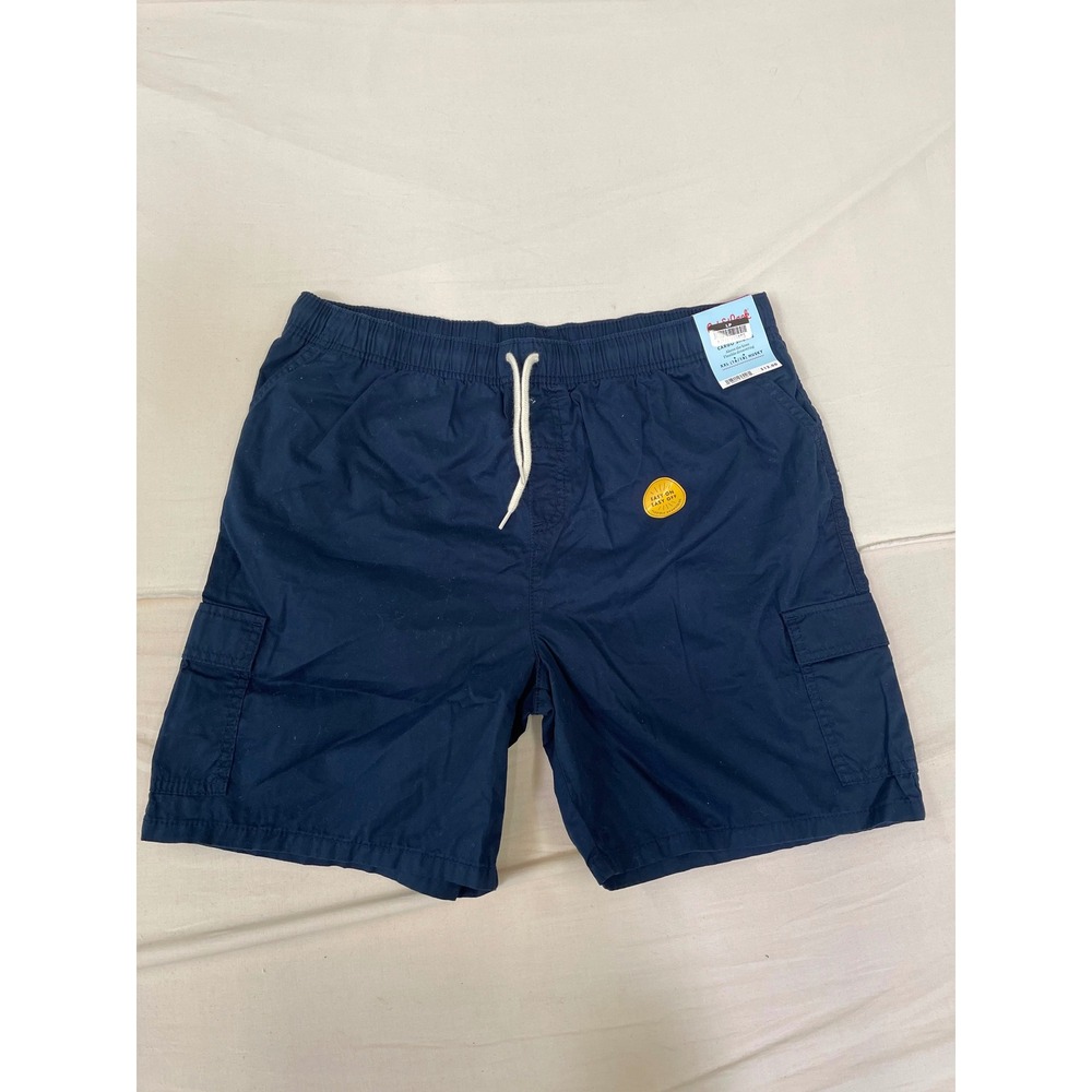 Cat & Jack Boys Navy Blue Cargo Shorts XXL 16/18 Husky NWT